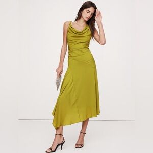 Banana Republic | Dresses | Nwt Banana Republic Manon Linen Blend Maxi Dress  Brown Sz 2 | Poshmark
